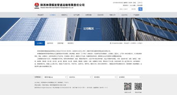 陜西神渭煤炭管道運輸有限責任公司 陜煤化集團 案例展示 硅峰網絡 網站設計 軟件開發 微信建設,西安最專業的企業信息化建設網絡公司